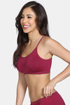 Zivame Double Layered 3/4th Coverage Non Wired Bralette With Removal Cookies (Pack of 2) - Multicolor — thumbnail 4
